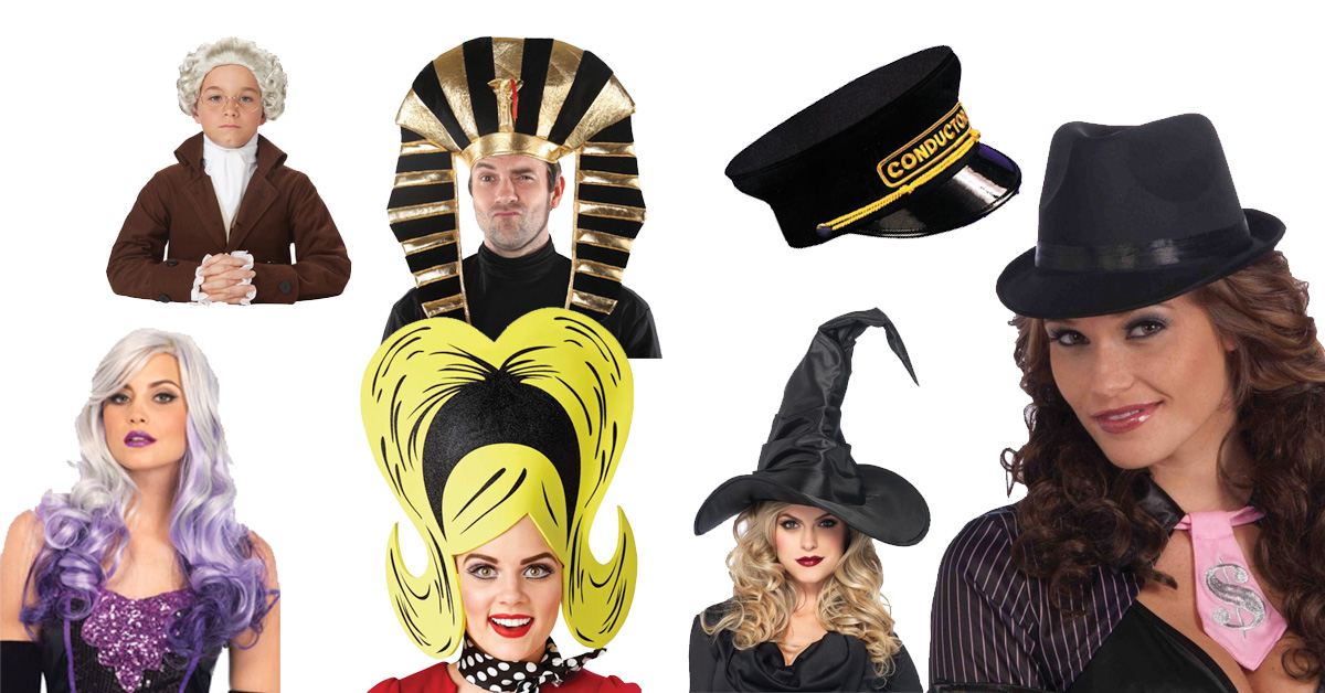 wigs & hats halloween