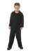 Boiler Suit Ch Black Med 8-10