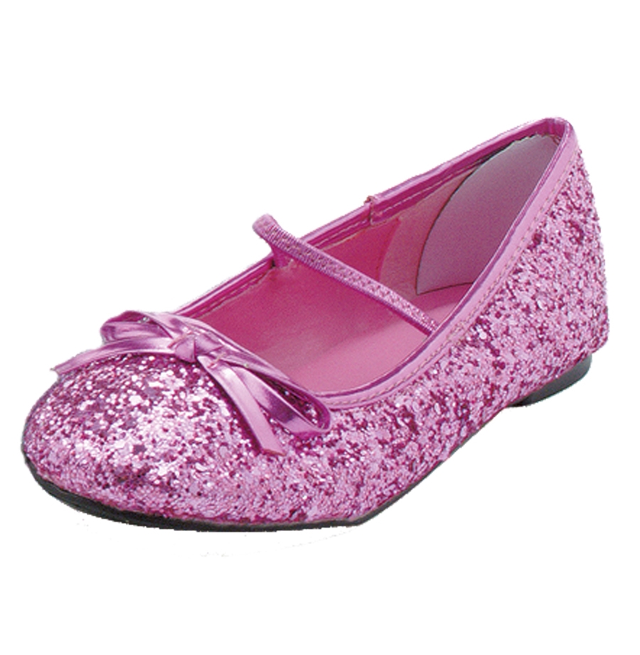 Flat Ballet Glitter Ch Pink Lg