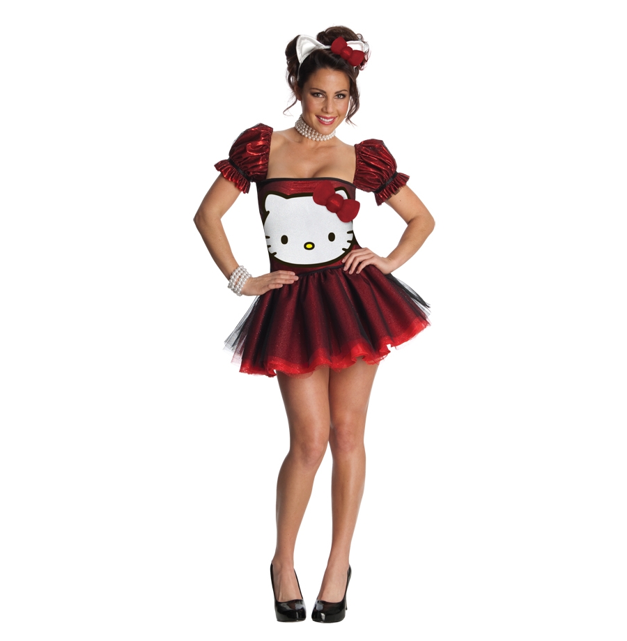 Hello Kitty Red Xs Adult