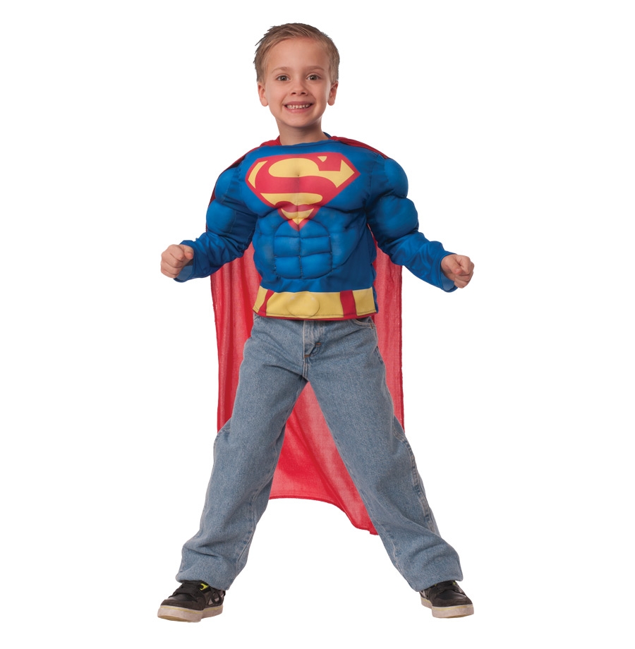 Superman Child Muscle Shirt Sm